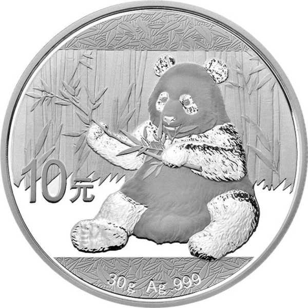 China Panda 30 Gramm Silbermünze 2017 kaufen & verkaufen