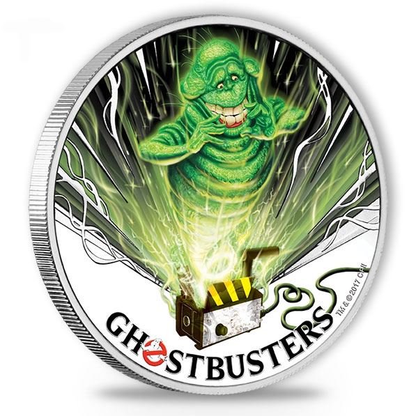 Ghostbusters - Slimer - 1 Oz Silber + Box + COA *