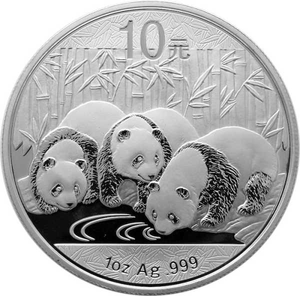 China Panda 1 Unze Silbermünze 2013 kaufen und verkaufen
