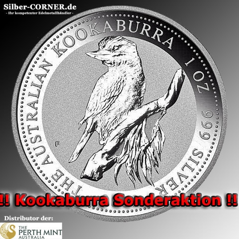 1995 1 Oz Silber Kookaburra