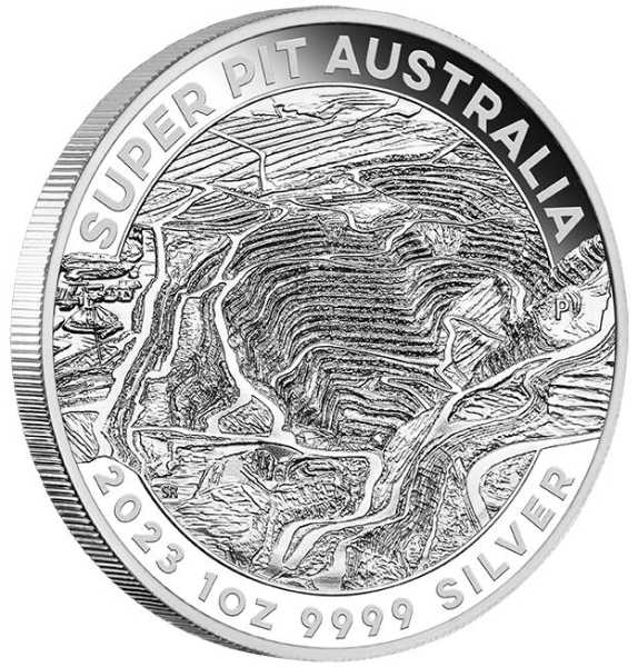 Super Pit Australien 1 Unze Silbermünze 2023