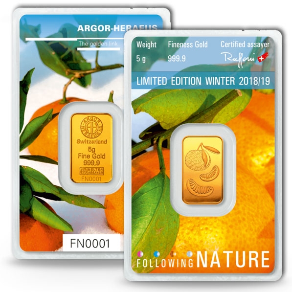 Following Nature - Winter - 2 Gramm Gold 2018/2019