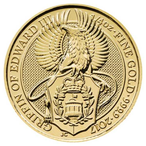 Griffin of Edward III 1/4 Unze Goldmünze 2017