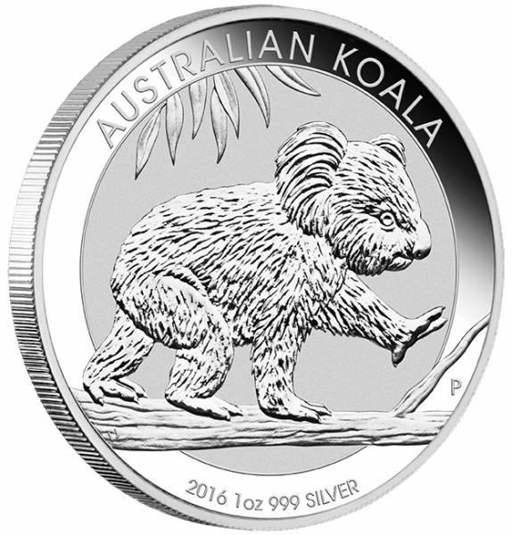 Koala 1 Unze Silbermünze 2016 