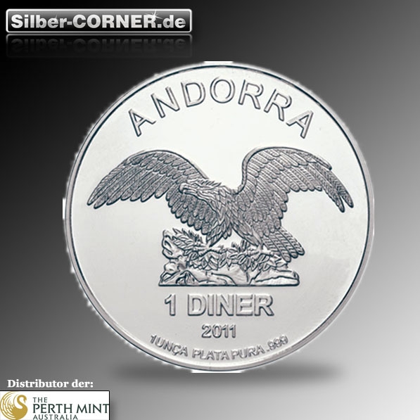 1 Oz Silber Andorra Eagle div Jahrgänge*