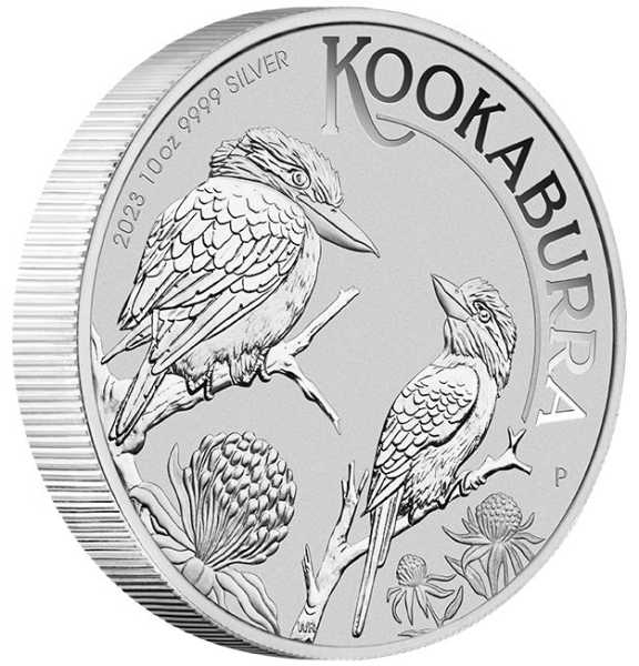 Kookaburra 1 Kg Silber 2023