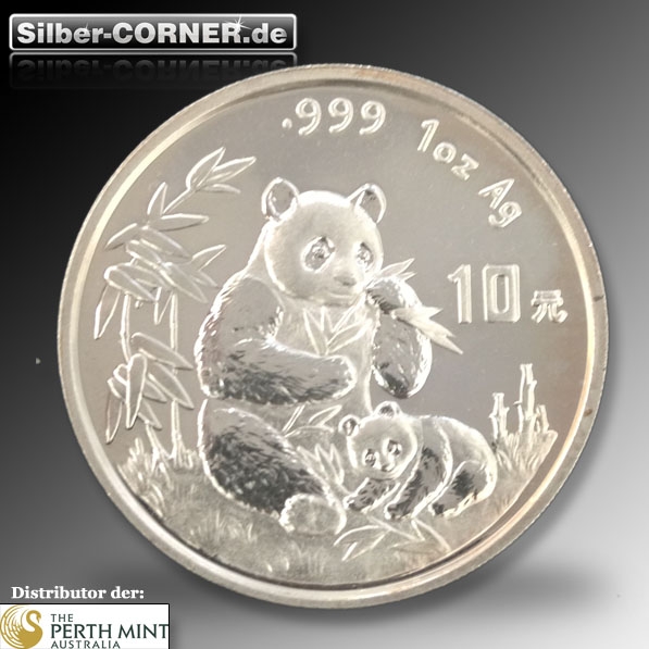 China Panda 1996 1 Oz Silber*