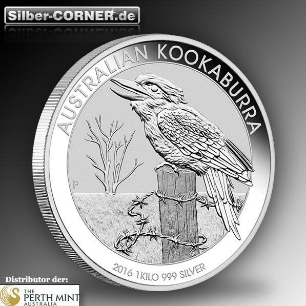 Kookaburra 1 KG Silber 2016