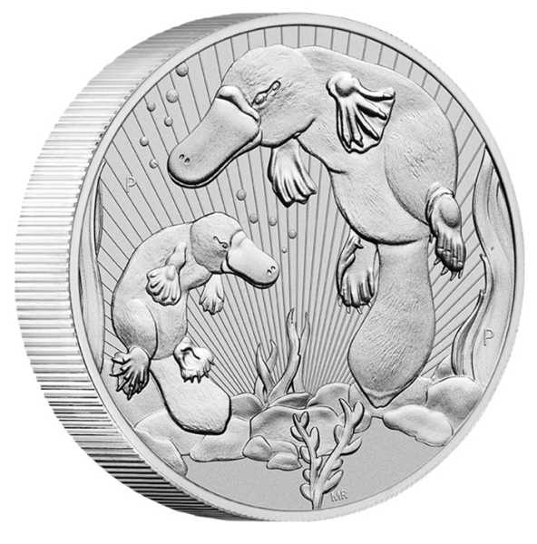 Next Generation Platypus 2 Oz Silber 2021 Revers Motiv Schnabeltier