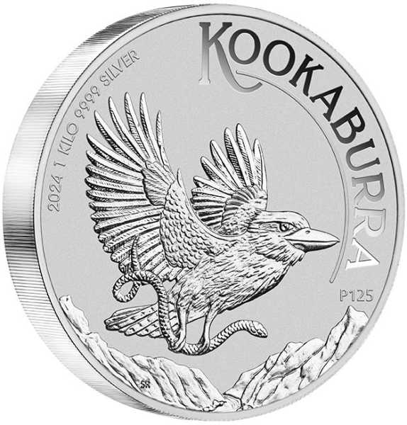 Australien Kookaburra 1 Kilogramm Silber 2024