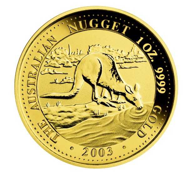 Australien Nugget 1 Unze Gold 2003