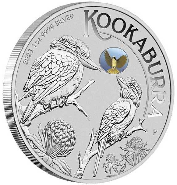 Kookaburra - Honeyeater - 1 Unze Silber 2023 im Blister